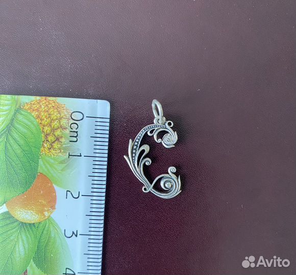 Кулон серебро