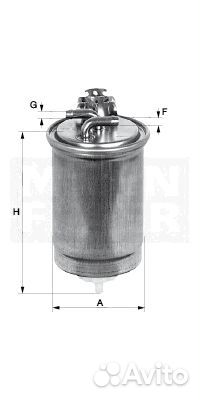 WK8533X Фильтр топливный