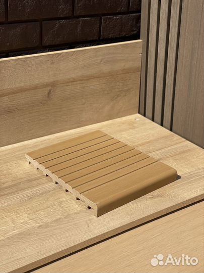 Ступень дпк полнотелая Цвет: Орех