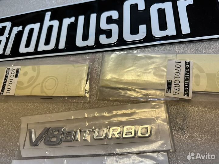 Эмблемы AMG G63 V8 biturbo для G class