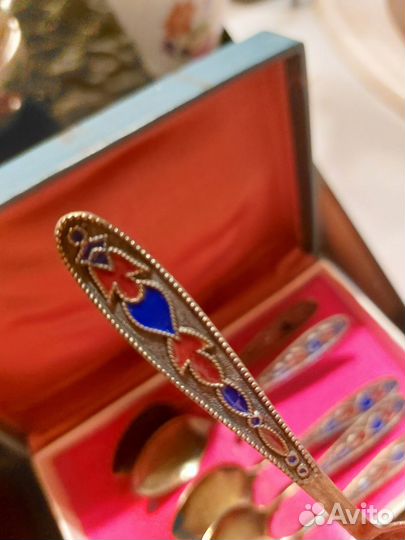 Набор ложек серебро СССР