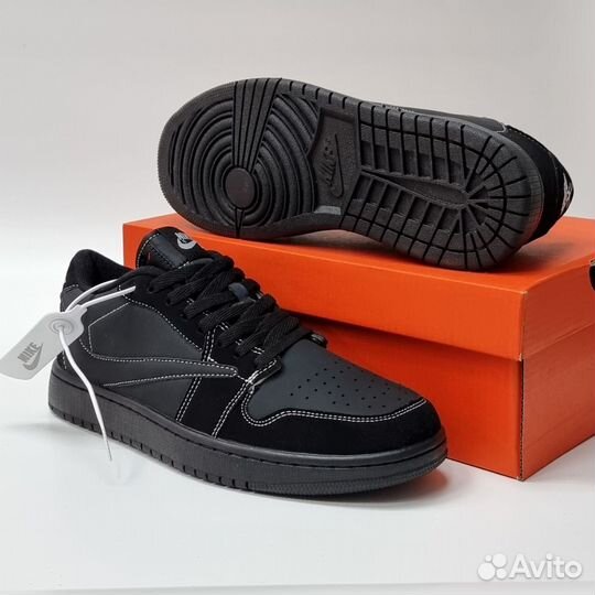 Кроссовки nike air jordan 1 low travis scott