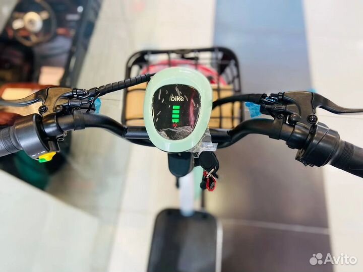 Электроскутер green двухместный