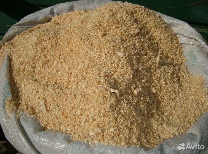 Опилки мелкие сухие в мешках 50л в Подольске