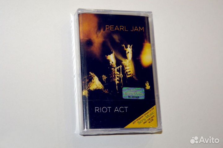 Pearl Jam - Riot Act (2002) Sony Russia кассета SS