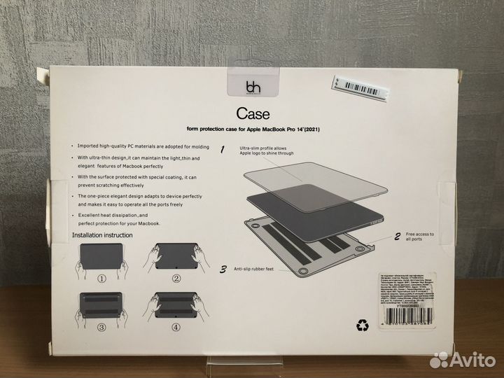 Чехол накладка для apple MacBook