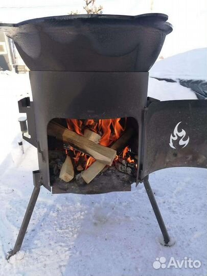 Казаны чугунные с ручным обжигом Узбекские