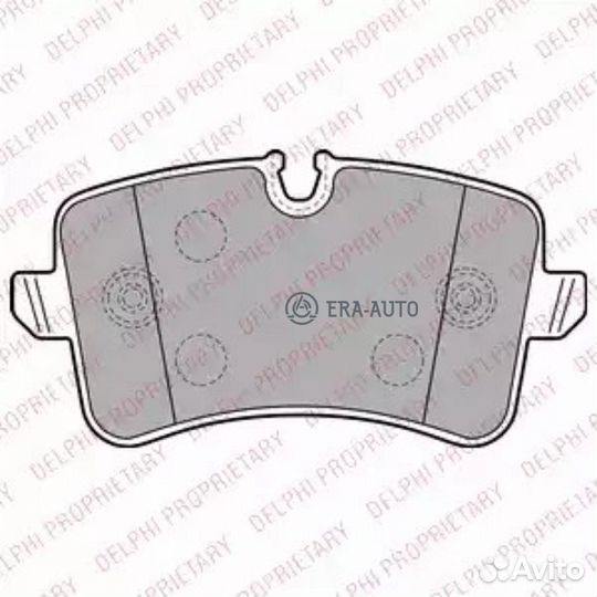 Delphi LP2249 Колодки audi/porsche A4/A5/A6/A7/mac