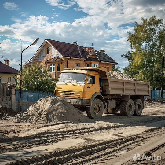 Песок, Щебень, Грунт. Асф крошка.Земля Доставка