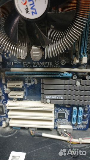 Материнская плата с процессором i5 2400+ DDR3 4Gb