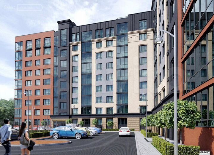 2-к. квартира, 56,8 м², 2/9 эт.