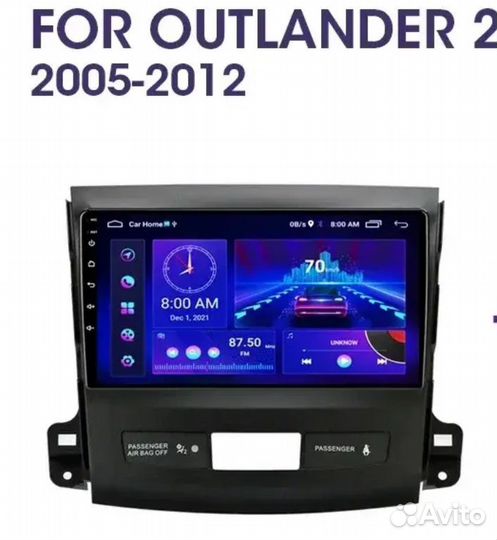 Магнитола Mitsubishi Outlander 2 4gb-64gb