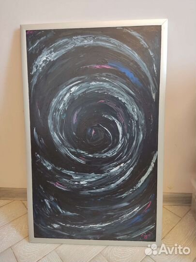 Картина в рамке 50х80, акрил. Кротовая Нора