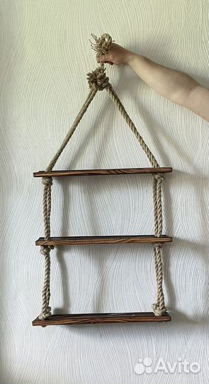 Полка навесная в стиле лофт