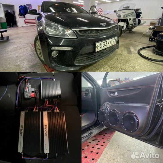 Установка акустических систем/автозвука