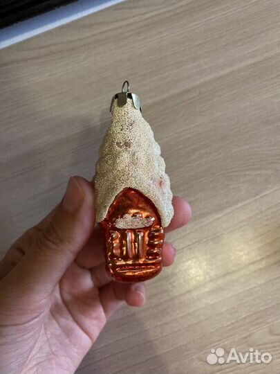 Ёлочные игрушки СССР домик