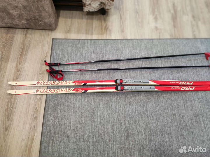 Коньковые лыжи Atomic Pro Skate 192 см палки ботин