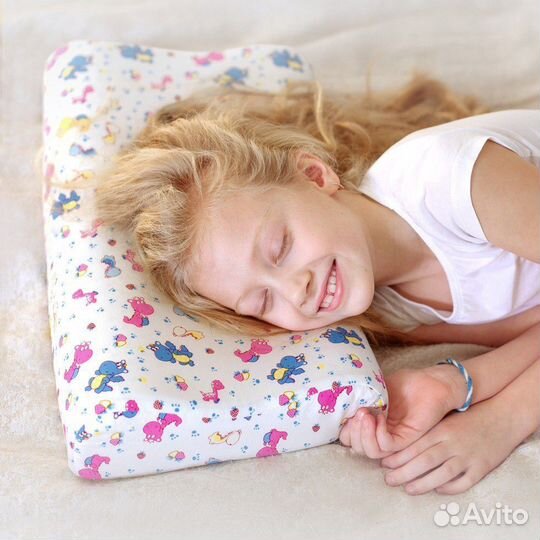 Латексная детская подушка Контур 3+