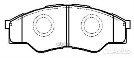 Колодки тормозные дисковые toyota: hilux 2005ON