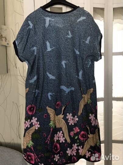 Платье с принтом