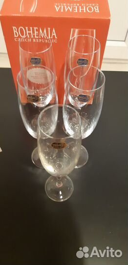 Бокалы для шампанского bohemia