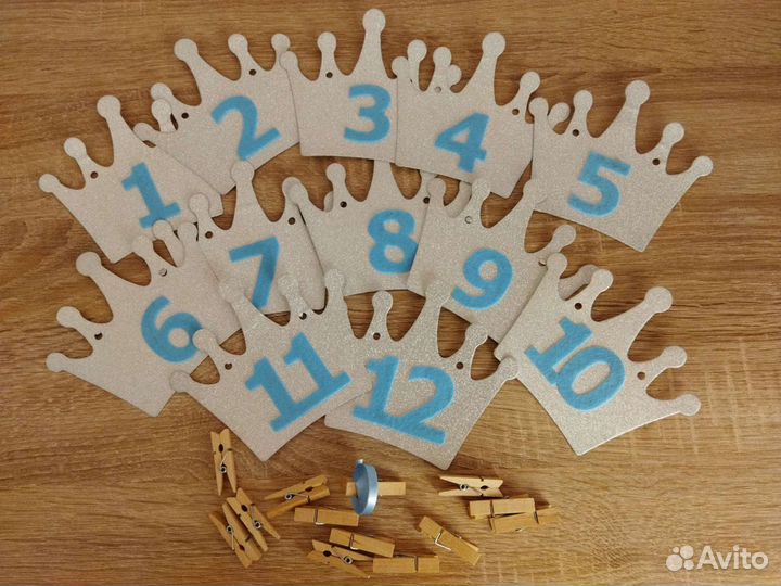 Гирлянда для фото на 1 годик