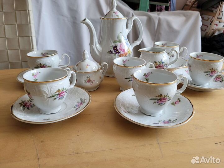 Сервиз чайно-кофейный сервиз Чехия Бернадот