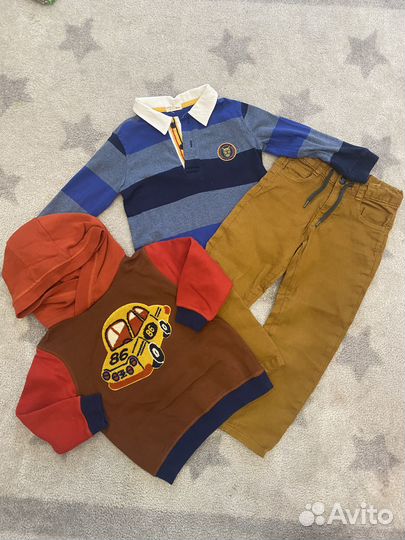 Одежда на мальчика пакетом, рост104 -116