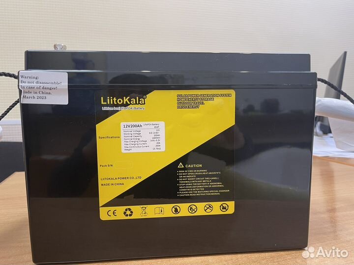 Аккумулятор для лодки lifepo4 12V 200 Ампер