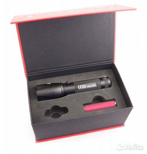 Фонарь яркий луч F20 falcon cree XP-L HI 800лм, 3