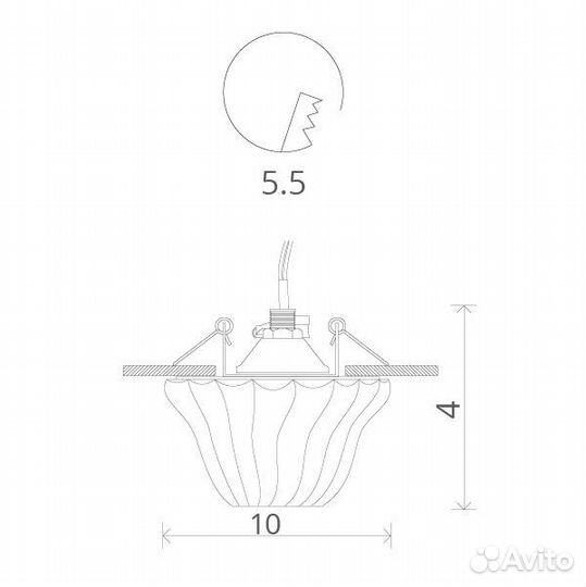 Точечный светильник Selection A8503PL-1CC