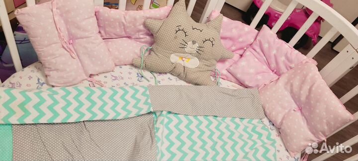 Бортики в кроватку