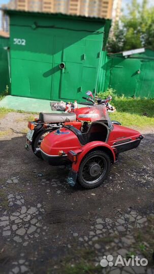 Jawa 350 с коляской