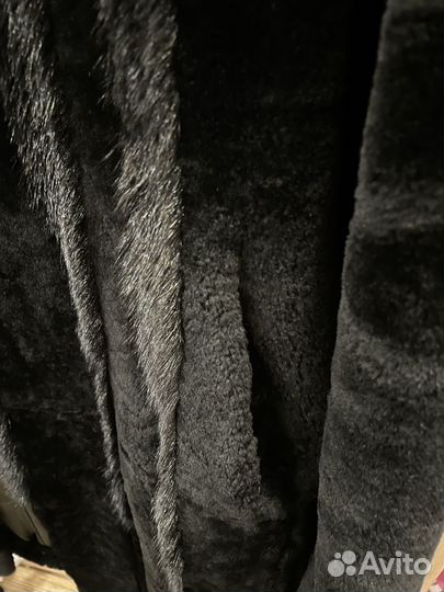 Шуба женская мутон-норка 42-44 натуральная