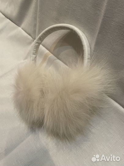 Наушники мех, кожа тёплые