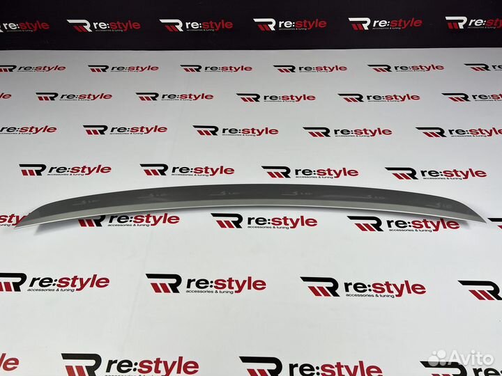 Спойлер Toyota Camry 50/55 11-18 Серебр Modellista