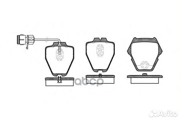 752 12 763 012B-SX колодки дисковые п Audi A8