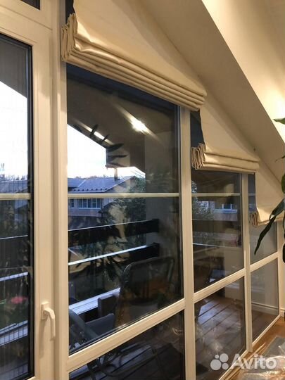 Моторизированные римские шторы