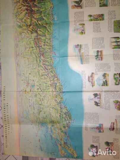 Туристическая схема Черноморское побережье Кавказа