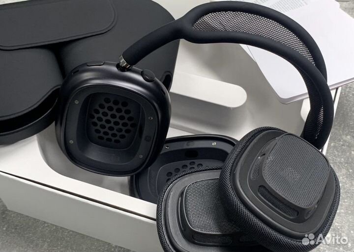 Airpods Max (2023, Черный и серебро)