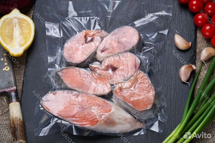 Горбуша стейки