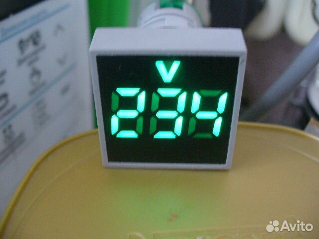 Светодиодный цифровой вольтметр-индикатор