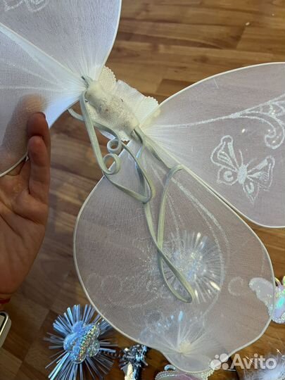 Крылья феи бабочки карнавальный костюм в сад