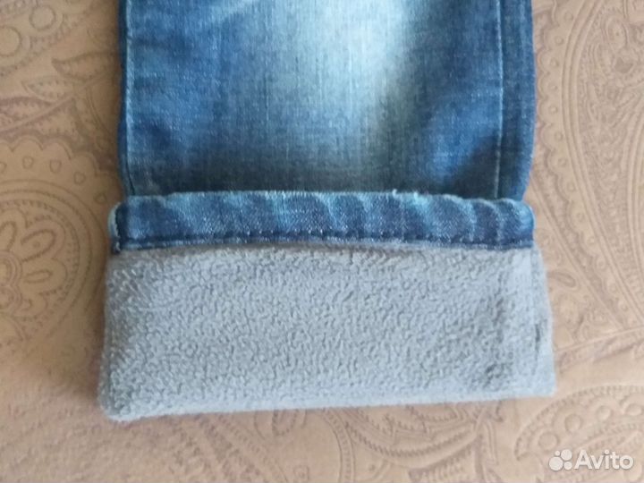 Джинсы утеплённые