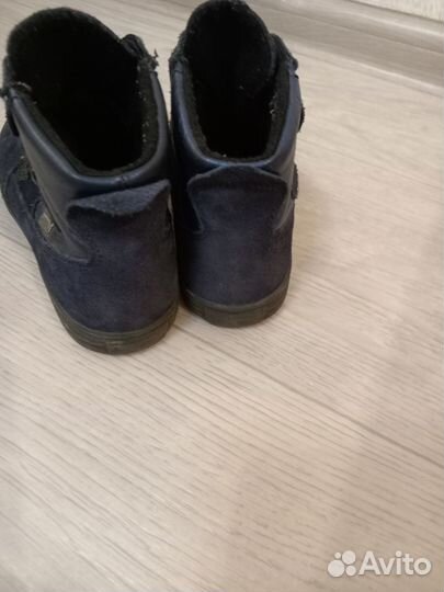 Ботинки демисезонные для девочки, нат. Кожа