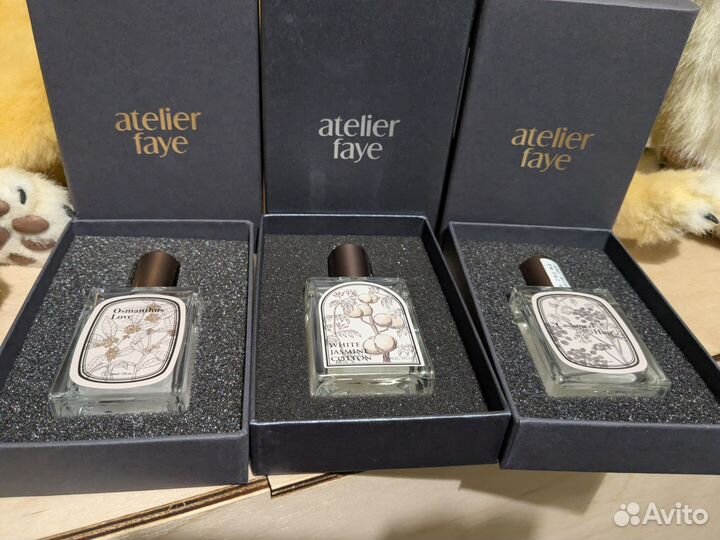 Ароматы Atelier Faye сет из 3ароматов