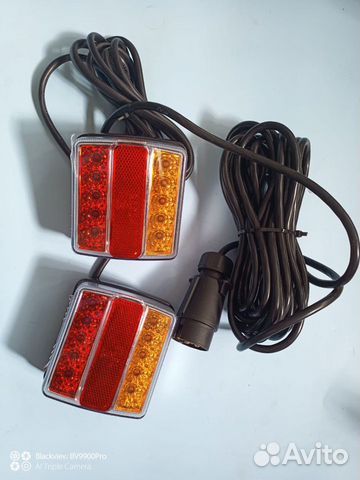 Светодиодные фонари с проводкой для прицепа