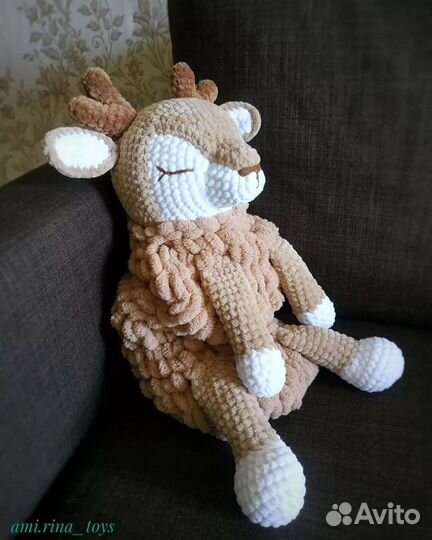 Пижамница Оленёнок. Игрушка олень