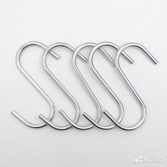 Набор крючков для рейлинга Доляна, d2,4 см, 7 см