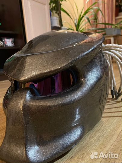 Мото шлем хищник